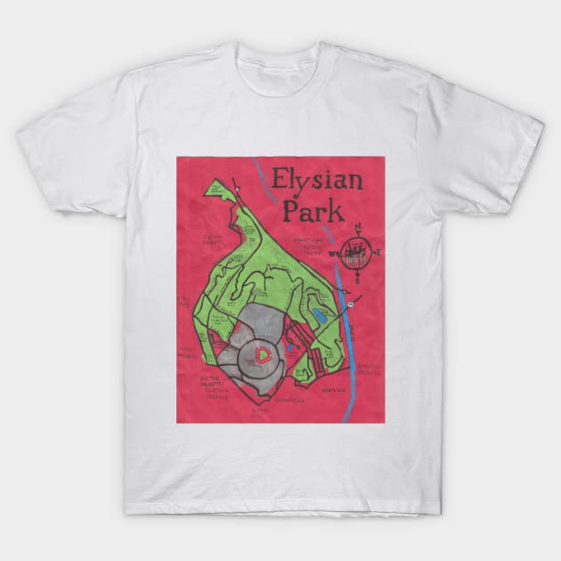 Elysian Park T-Shirt by PendersleighAndSonsCartography